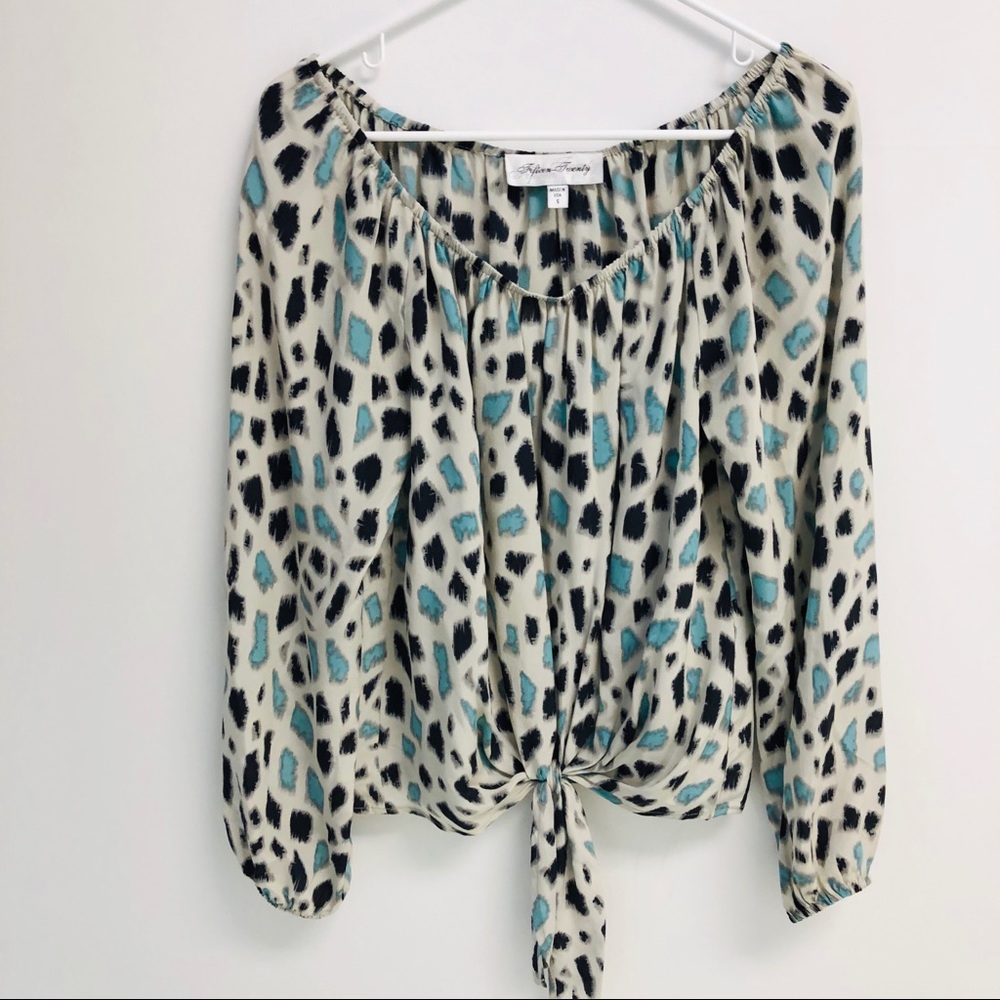 Fifteen Twenty Tie Front Top